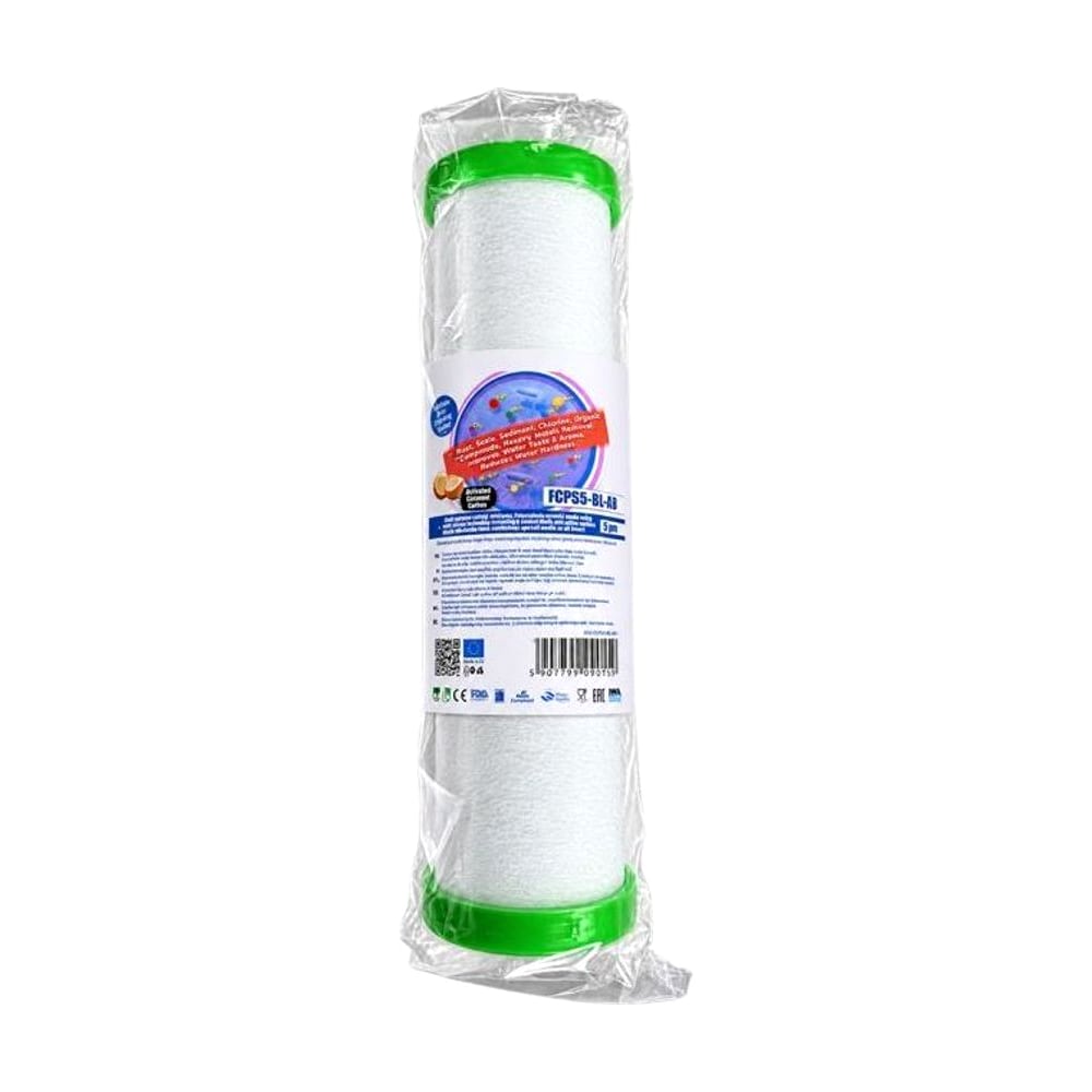 Carbon block cartridge 10", bacteriostatic